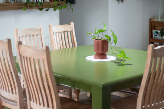 What's a green table got to do with it?