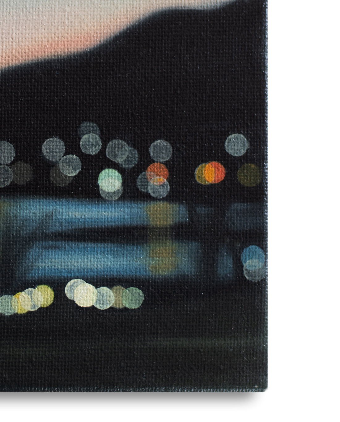 Queenstown - Bokeh original oil painting on canvas