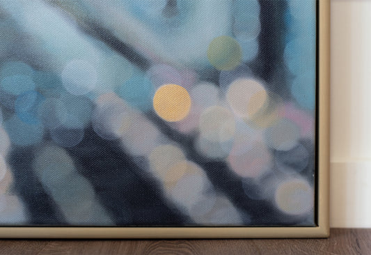 Light Leaks - original bokeh oil painting